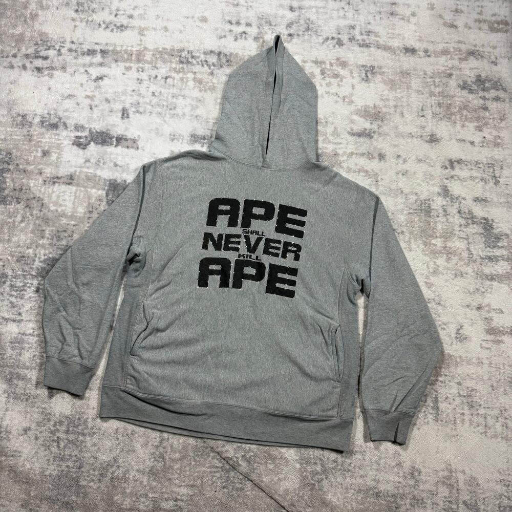 Authentic Bape 2000’s Rhinestone ASNKA Hoodie L